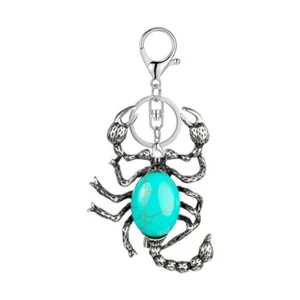 Mode Schmuck Tier Skorpion Kristall für Frauen Mädchen Männer Schlüsselanhänger Geschenk - Bild 1 von 18