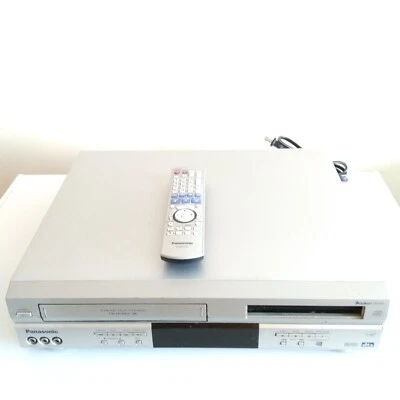 Panasonic PV-D4734S DVD VCR Combo Player VHS Video Recorder Remote Manual Cable - Image 1 of 4