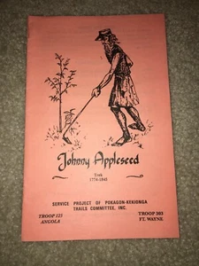Boy Scout BSA Johnny Appleseed Indiana Type 3 Chapman Trail Map Book Pamphlet - Picture 1 of 1