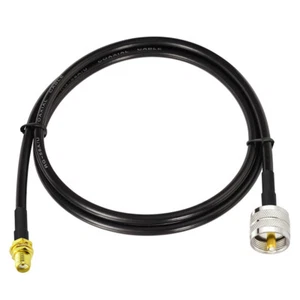 SMA żeński na UHF PL259 męski kabel skokowy pigtail KSR195 1m do radia dwukierunkowego - Zdjęcie 1 z 5