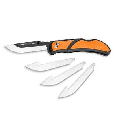 Cuchillo Plegable Hoja Reemplazable Naranja Borde Exterior 3.0" Razor-Lite EDC Foto 1 de 3