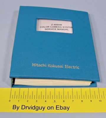 Hitachi Model Z-4000W Color Camera System Service Manual - Image 1 of 2