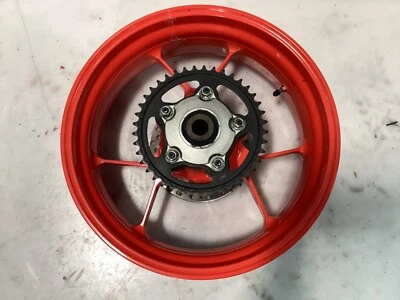 2026 11-26 Aprilia RSV4 1100 TUONO V4 RR RF REAR BACK WHEEL RIM ROTOR HUB OEM - Image 1 of 2