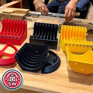 Juego organizador de herramientas de taller hágalo usted mismo | Soporte de lijadora de 150 mm, bandeja de disco y papel de lija - Imagen 1 de 5