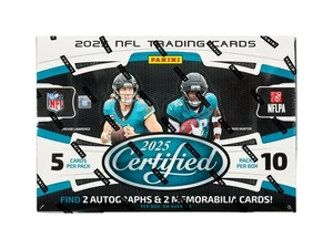 2025 PANINI CERTIFIED FOOTBALL HOBBY BOX - Picture 1 of 12