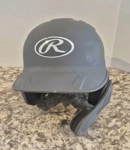 Rawlings Machext Jr Helmet with Face Guard - Matte Gray - Fit Sizes 6 3/8-7 1/8 - Picture 1 of 8