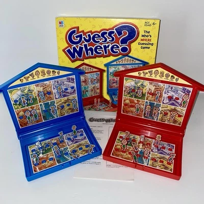 Guess Where? Game Complete 2004 The Who’s Where Guessing Game Fold Up Houses - Image 1 of 3