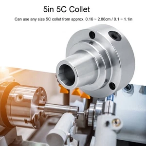 5C Collet Chuck For Lathe Use 0.0006 TIR Accessories 5inch♡ - Picture 1 of 18