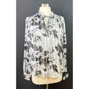 Joie Whimsigoth Puff Sleeves Fairy Grunge Women’s Floral Top S - Picture 1 of 12