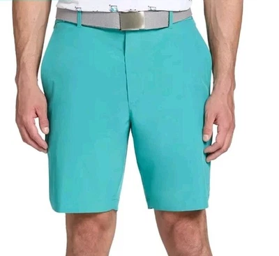  Walter Hagen P11 Clubhouse Aquatic Teal  9" Golf Short Mens Size 34 - Image 1 of 3