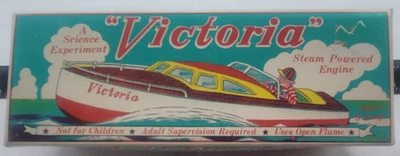 Винтажная лодка с паровым двигателем Schylling 1996 «Victoria» - Изображение 1 из 4