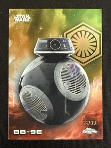 BB-9E 2025 Topps Chrome Star Wars Kashyyyk Green Refractor /99 #105 - Bild 1 von 10