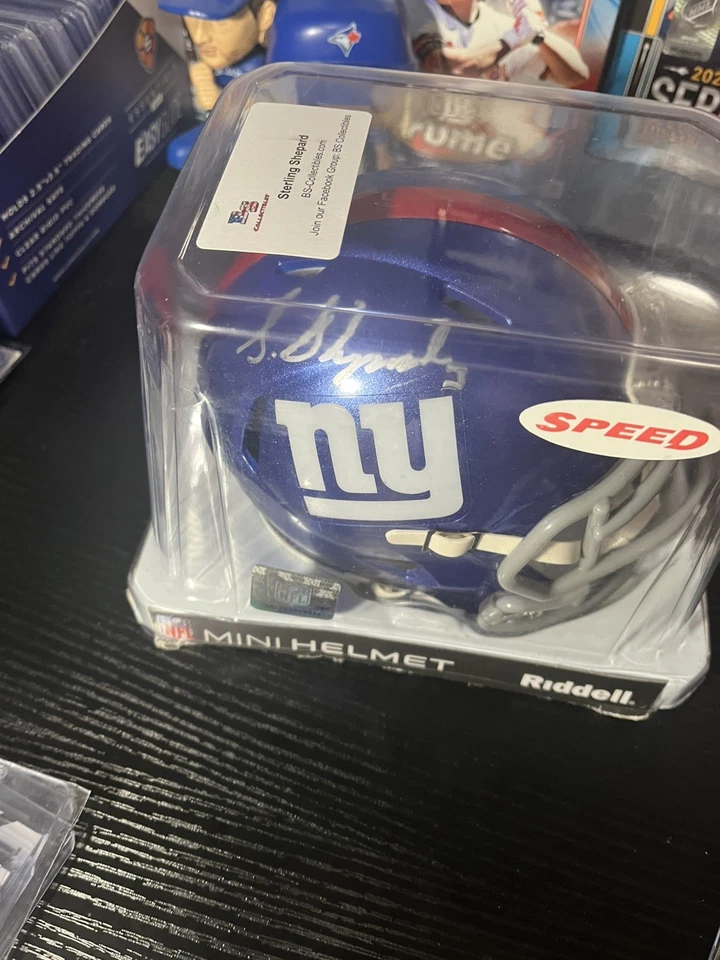 Sterling Shepard NYG Speed Mini Helmet Autographed Auto Giants - Image 1 of 2