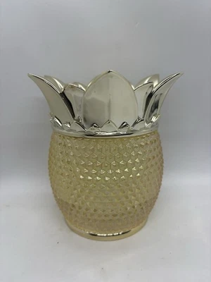 Bath & Body Works IRIDESCENT PINEAPPLE Soap Holder Sleeve Gold - Image 1 of 4