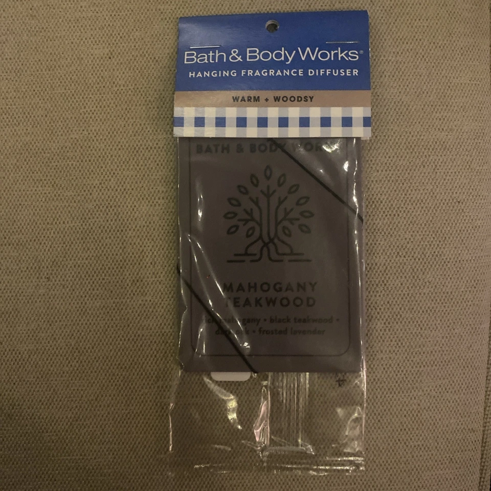Bath & Body Works Mahogany Teakwood Hanging Fragrance Diffuser Auto Duft neu  - Bild 1 von 1