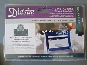 Die'sire ELEGANT SNOWFLAKE 7 die Set - Picture 1 of 3