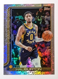 Tyrese Haliburton 2025-26 Topps Foil Parallel #47 Fanatics Exclusive Pacers - Picture 1 of 2