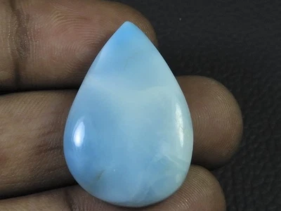 Piedra preciosa de cristal curativo pectolita azul natural 21X31X07MM 45 quilates O548 Foto 1 de 4