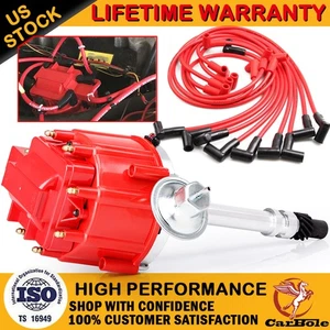 HEI Distributor 66941R 93440806 & Wire For Chevrolet GMC Buick Pontiac 5.0L 5.7L - Picture 1 of 20