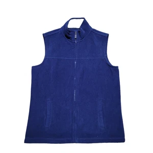 Outdoor Life Fleece Vest S Blue Men Casual Daily Minimal Comfort Retro - Picture 1 of 14