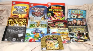 Konvolut 13 verschiedene PC Spiele, Widow und Mac, Zuma's Revenge, Luxor, Tri Jong - Bild 1 von 3