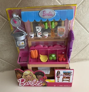 2017 Mattel Barbie Grocery Supermarket Food Stand Playset - SEALED - Picture 1 of 7
