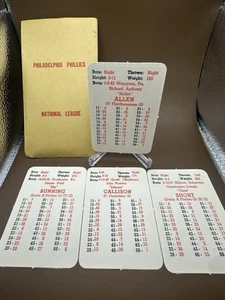 PHILADELPHIA PHILLIES 1964 APBA Original 20 Card Set- NM/MT - ALLEN- BUNNING - Picture 1 of 2