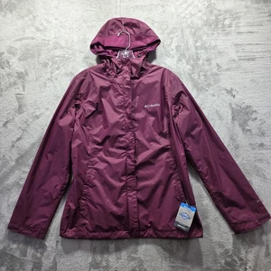 Columbia Arcadia II Jacke Damen Medium Omni-Tech wasserdicht Kapuze Regenmantel - Bild 1 von 12