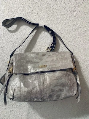 Bolso Aimee Kestenberg Cuero Guijarro Metálico 'Lagarto' Nuevo con Etiquetas Foto 1 de 4
