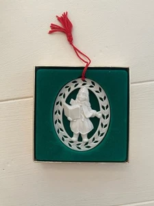Lenox Porcelain CAROLER Christmas Tree Ornament Girl Singing In Original Box NEW - Picture 1 of 9
