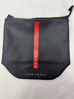 PRADA Beauty Toiletry Bag Black Prada Bag Unisex Drawstring - Image 1 of 4