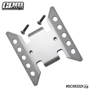GPM Stainless Steel Center Gearbox Skid Plate For AXIAL SCX6 Jeep Trial Honcho - Picture 1 of 5