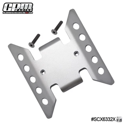GPM Stainless Steel Center Gearbox Skid Plate For AXIAL SCX6 Jeep Trial Honcho - Image 1 of 4