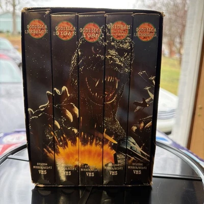 1998 Godzilla Anchor Bay VHS Box Set Brand New Sealed SP Mode - Image 1 of 4