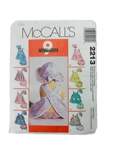 McCalls Schnittmuster #2213 Größe 13 - 24 Pfund Kleinkind Sommerkleid/Blühen - Bild 1 von 2