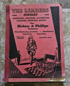 1938 Richter & Phillips Jewelry Luggage Sporting Goods Original Vintage Catalog - Foto 1 di 6