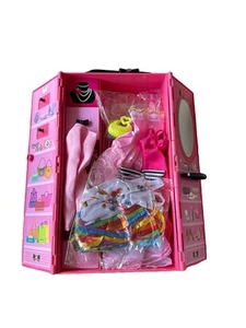 85pc Doll Clothes and Accessories + Doll Closet Wardrobe for 11.5" Barbie Doll - Picture 1 of 4