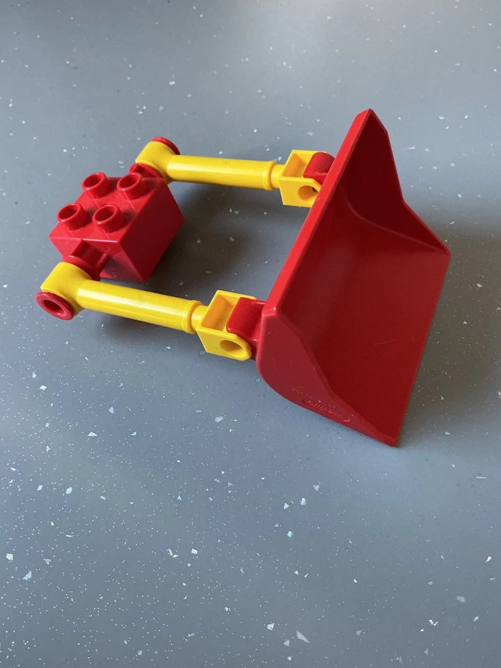 Lego Duplo Digger bucket holder, with bucket. - Image 1 of 1