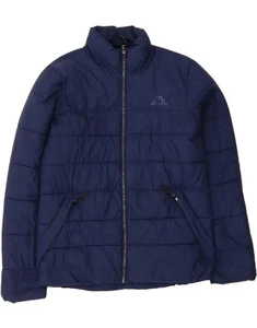 KAPPA Mens Padded Jacket UK 36 Small Navy Blue Polyester GK10 - Picture 1 of 6