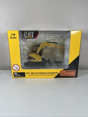 NORSCOT CAT 1:50 55129 308C CR Hydraulic Excavator Yellow - Image 1 of 3