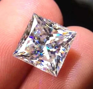 2.3 Ct Loose Lab Grown Diamond D Color VVS1 Certified CVD Princess Cut Gem 29S - Picture 1 of 8