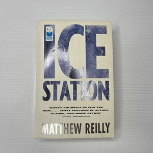 Ice Station Action Fiction Novel Paperback By Matthew Riley Good Condition 1998 - Foto 1 di 13