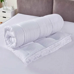 Colchón de microfibra efecto burbuja 3D calidad hotelera de 5 cm suave todos los tamaños del Reino Unido - Imagen 1 de 3