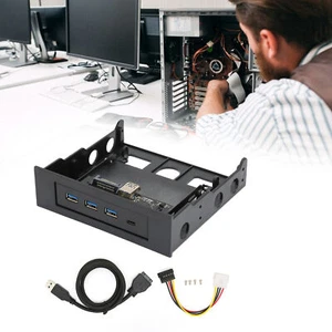 Usb Front Panel Adapter 3.5In 5.25In Usb1.1 Usb2.0 Hot Swap Pc Expansion B Part - Bild 1 von 22