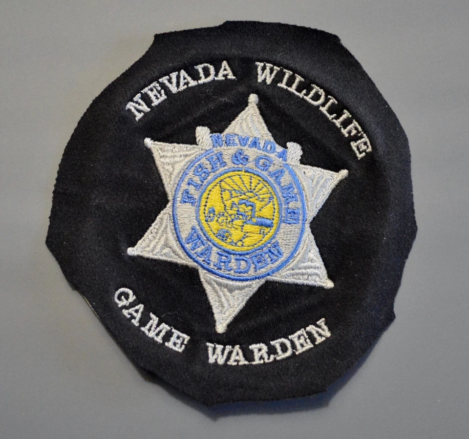 Nevada Fish & Game Warden Shirt Cut-out Large Patch ++ NV - Image 1 of 1