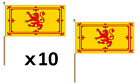 KINGDOM OF SCOTLAND FLAG 12'' x 18'' wood stick - ROYAL SCOTTICH FLAGS 30 x 45 c