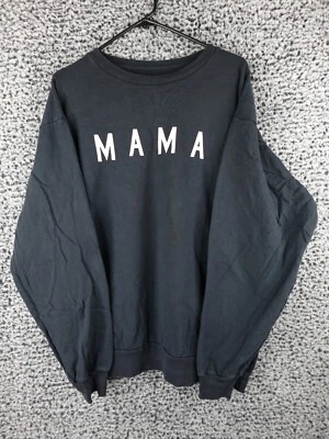 Ford And Wyatt MAMA Sweatshirt Size XL Black Made in USA 100% Cotton - Image 1 of 4