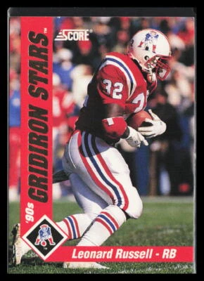 1992 Score Leonard Russell #18 Gridiron Stars - Image 1 of 2