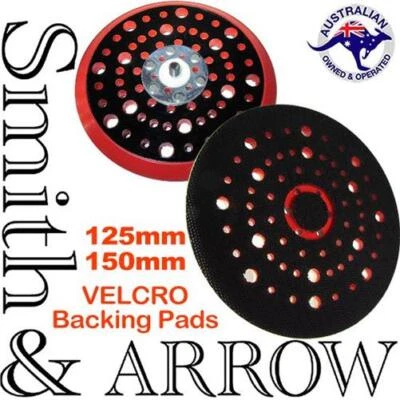 HOOK AND LOOP BACKING PAD 150mm 6" SANDING DISCS ORBITAL SANDPAPER SANDER PLATE - image 1 of 3