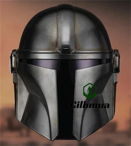 Wearable Star Wars Mandalorian Helmet Mask Black Series Cosplay Costume Gifts Cover